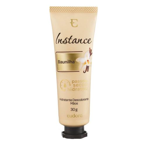 Eudora Creme Hidratante Desodorante Mãos Instance Baunilha 30g