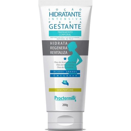 Proctermilk Loção Hidratante Intensiva Gestante sem Perfume 200g
