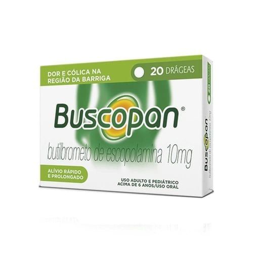 Buscopan 10mg com 20 Drágeas