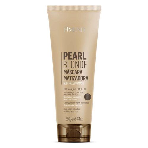 Máscara Matizadora Amend Pearl Blonde 250g