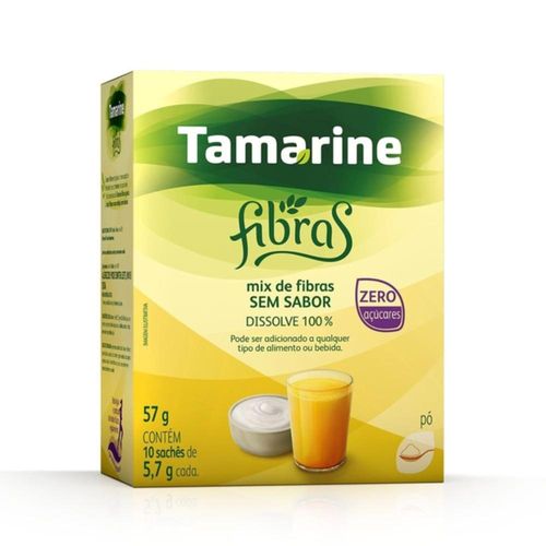 Tamarine Fibras Pó sem Sabor com 10 Sachês com 5,7g