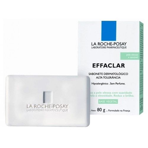 Sabonete de Limpeza Facial La Roche-Posay Effaclar Alta Tolerância 80g