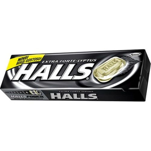 Balas Extra Forte Halls com 10 Unidades