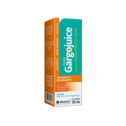 Gargojuice Spray 1,5mg/ml Colutório Frasco Spray 30ml