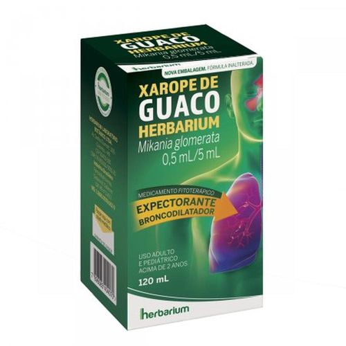 Xarope de Guaco 0,5ml/5ml Xarope Frasco 120ml