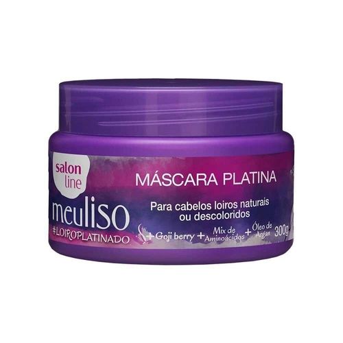 Máscara Meu Liso Loiro Platinado Salon Line 300ml