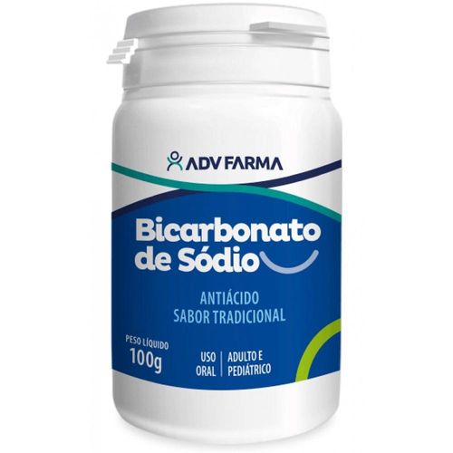 Bicarbonato de Sódio Pó de Uso Oral ADV 100g