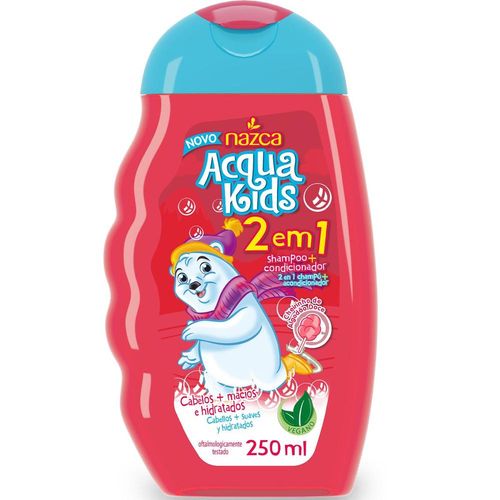 Shampoo e Condicionador 2 em 1 Algodão Doce Acqua Kids 250ml