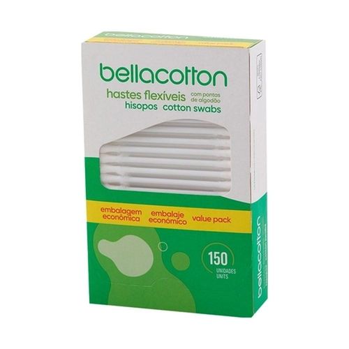 Hastes Flexíveis Bellacotton com 150 Unidades