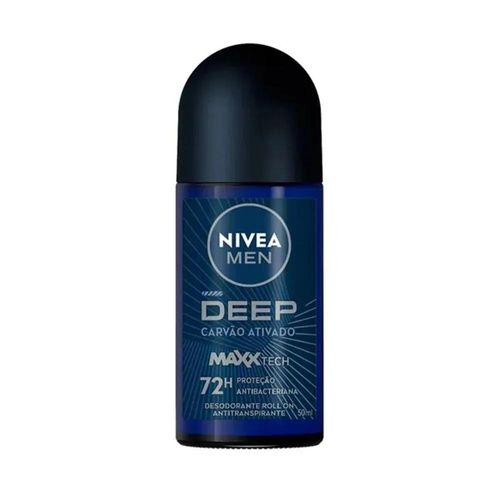 Desodorante Nivea Deep Carvão Ativado Roll-On 50ml