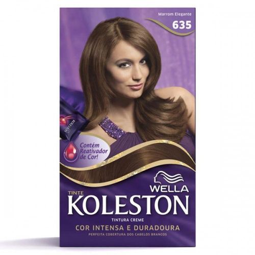 Tintura N° 635 Marrom Elegante Koleston com 1 Unidade