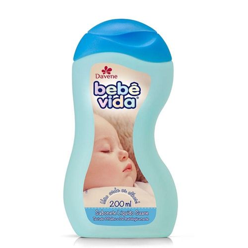 Sabonete Líquido Infantil Suave Bebê Vida Davene 200ml
