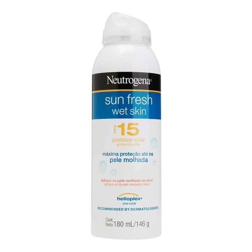 Protetor Solar Wet Skin Sun Fresh FPS 15 Neutrogena 146g