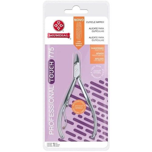 Alicate para Cutículas Mundial Inox Touch 775 com 1 Unidade