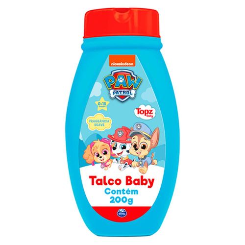 Talco Topz Baby Pó Patrulha Canina 200g