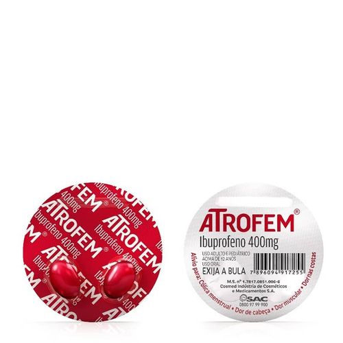 Atrofem 400mg com 2 Cápsulas Moles