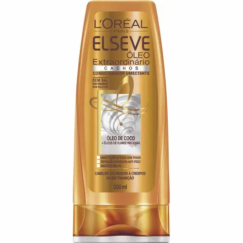 Condicionador Elseve Óleo Extraordinário Cachos com 200ml