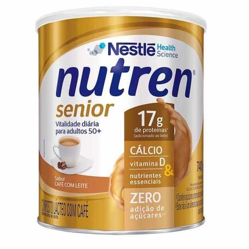 Suplemento Alimentar Nestlé Nutren Senior Sabor Café com Leite 740g
