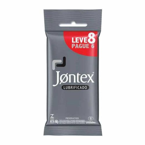 Camisinha Jontex Lubrificado com 8 Unidades