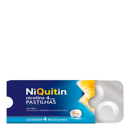 Niquitin 4mg com 4 Pastilhas