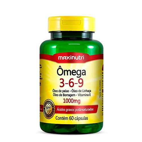 Ômega 3-6-9 1000mg Maxinutri com 60 Cápsulas