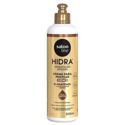 Creme para Pentear Salon Line Hidra 3 em 1 D-Pantenol 300ml