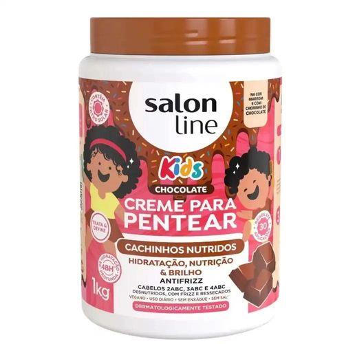 Creme para Pentear Chocolate Kids Cachinhos Nutridos 1Kg