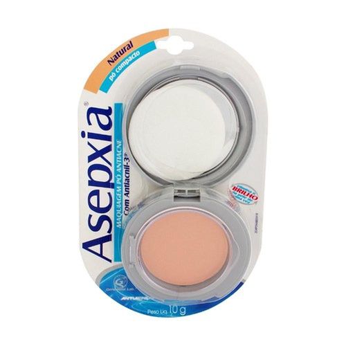 Pó Compacto Antiacne Natural Asepxia 10g