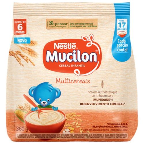 Mucilon Pó Multicereais 360g