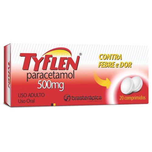Tyflen 500mg com 20 Comprimidos