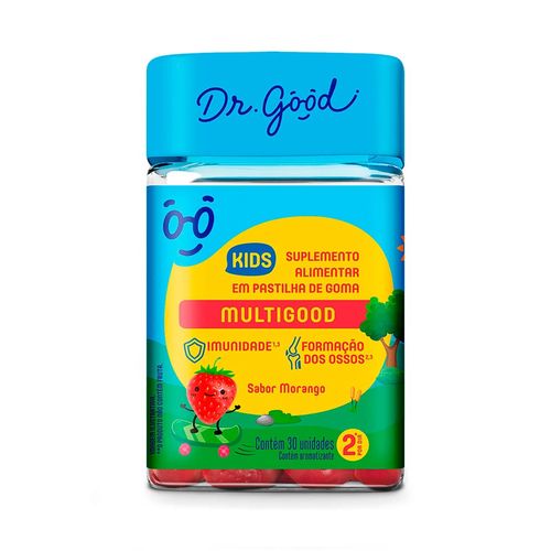Suplemento Alimentar Multigood Kids Dr. Good com 30 Gomas