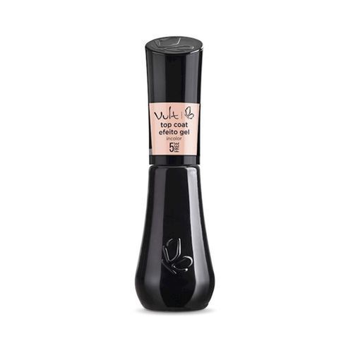 Esmalte Vult 5 Free Top Coat Efeito Gel Incolor 8ml