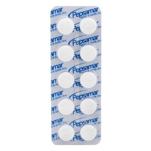 Pepsamar 230mg com 10 Comprimidos Mastigáveis