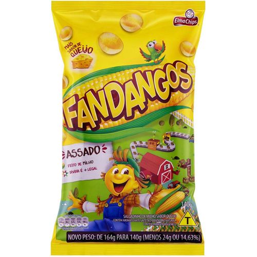 Salgadinhos de Milho Sabor Queijo Fandangos Elma Chips 140g