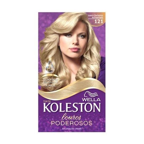 Tintura Koleston Nº 121 Louro Claro Acinzentado com 1 Unidade