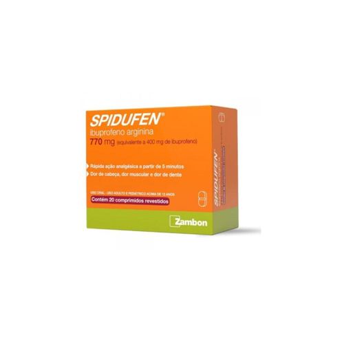 Spidufen 770mg com 20 Comprimidos Revestidos