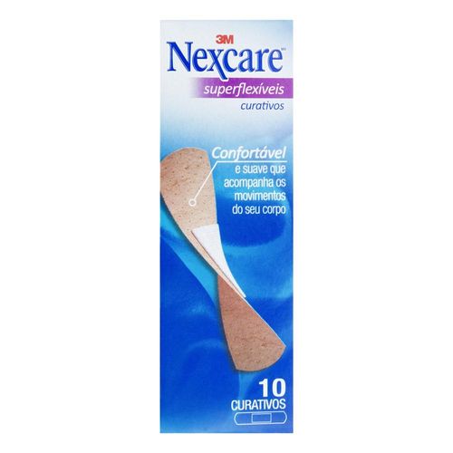 Curativos Nexcare 3M Superflexível com 10 Unidades