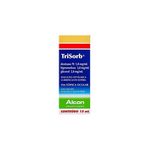 Trisorb 1mg/ml + 3mg/ml + 2mg/ml Solução de Uso Oftálmico Frasco Gotejador 15ml