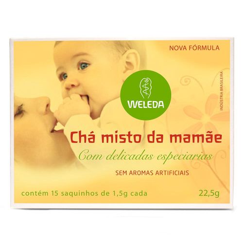 Chá Misto da Mamãe Weleda com 15 Sachês com 1.5g