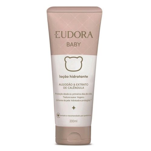 Loção Hidratante Eudora Baby Algodão e Extrato de Calêndula 200ml