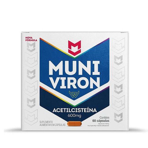 Muniviron 600mg com 60 Cápsulas