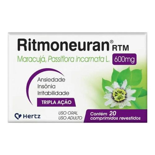 Ritmoneuran Htz 600mg com 2 Blísteres com 10 Comprimidos Revestidos