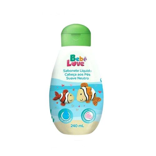 Sabonete Líquido Infantil Bebê Love Cabeça aos Pés Nutriex 240ml