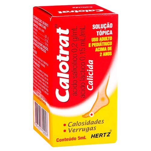 Calotrat 0,2g/ml + 0,15ml/ml Solução de Uso Dermatológico Frasco 5ml