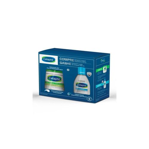 Kit Cetaphil com Creme Hidratante 453g + Loção de Limpeza 120ml