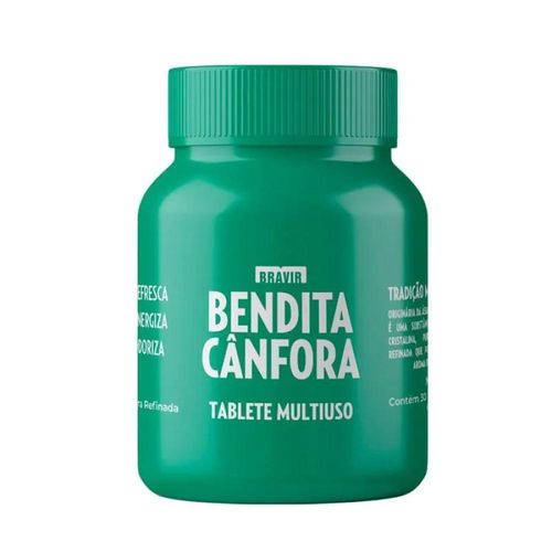 Bendita Cânfora com 30 Tabletes com 0.8g