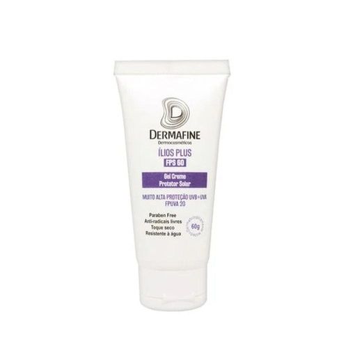 Ilios Plus Gel Creme Protetor Solar FPS 60 Toque Seco 60g