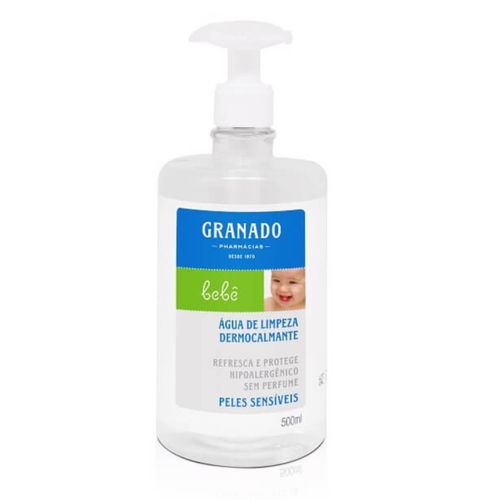Água de Limpeza Dermocalmante para Peles Sensíveis Granado ​Bebê 500ml