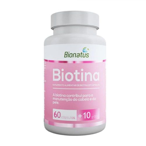 Suplemento de Biotina Bionatus Laboratório Botânico com 70 Cápsulas