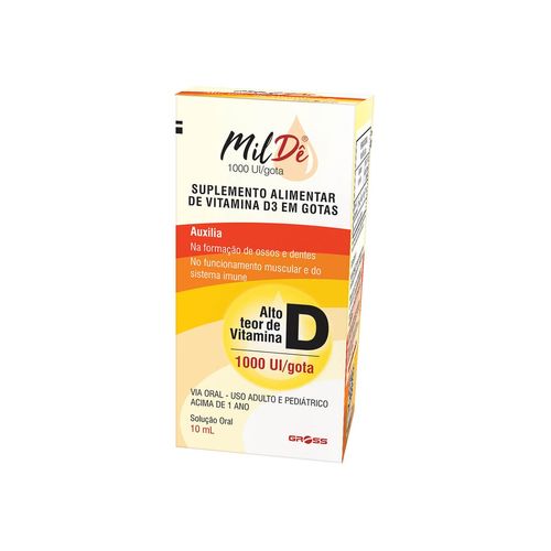 Vitamina D3 1.000UI Mildê 10ml